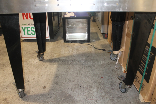 Stainless Steel Commercial Natural Gas Powered Full Size Convection Oven w/ View Through Doors, Metal Oven Racks, Thermostatic Controls and Metal Legs on Commercial Casters. - Image 6 of 8