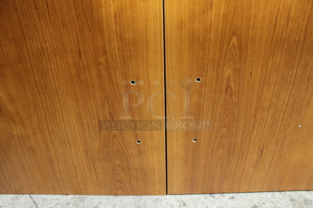 Wood Pattern 2 Door Cabinet. - Image 8 of 8