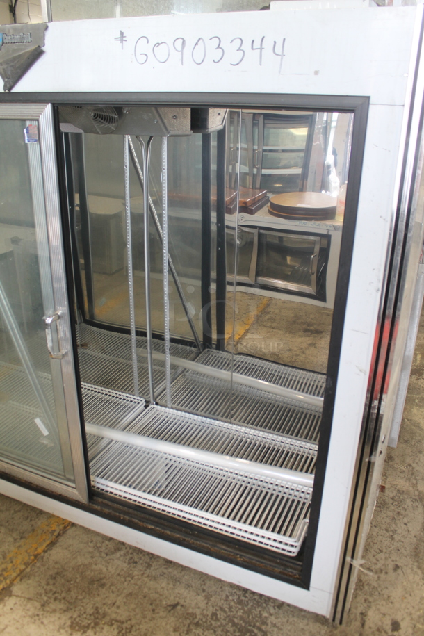 CustomCool BW78 Metal Commercial 2 Door Cooler Merchandiser. 115 Volts, 1 Phase. Does Not Come w/ Remote compressor.  - Image 8 of 10