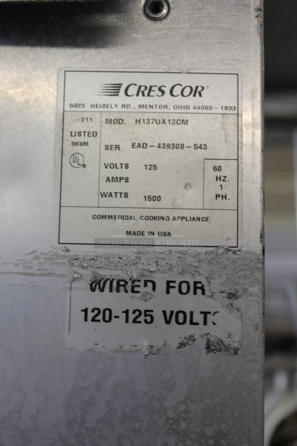 CresCor H137UA12CM Stainless Steel Commercial Heated Holding Cabinet. 125 Volts, 1 Phase. Tested and Working! - Image 6 of 6