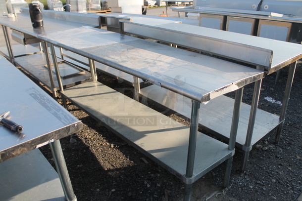 Advance Tabco Stainless Steel Commercial Table w/ Under Shelf.  - Image 3 of 3