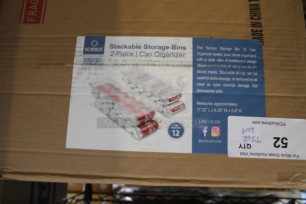 ALL ONE MONEY! Tier Lot of Various Items Including Can Organizer and Poly Bins - Image 2 of 4