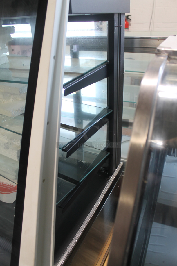 BRAND NEW SCRATCH AND DENT! Metal Commercial Floor Style Refrigerated Displaly Case Merchandiser. Does Not Come w/ Remote Compressor. - Image 3 of 3