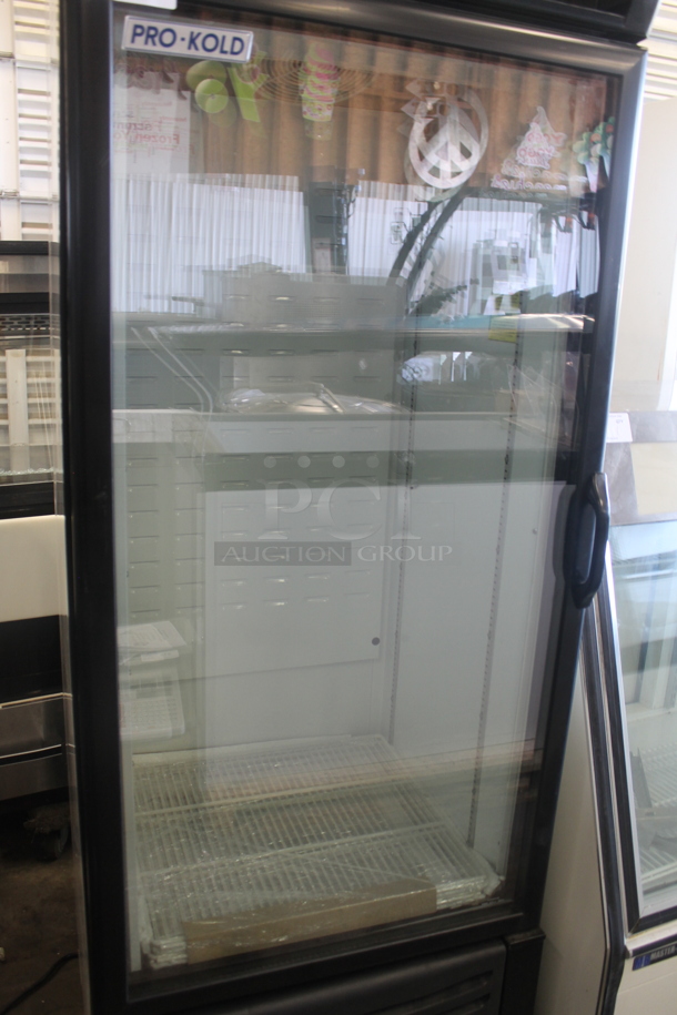 BRAND NEW! Pro-Kold CV16-ULH / DURF 16 W Metal commercial Single Door Reach In Freezer Merchandiser w/ Poly Coated Racks. 115 Volts, 1 Phase. Tested and Working! - Image 3 of 8