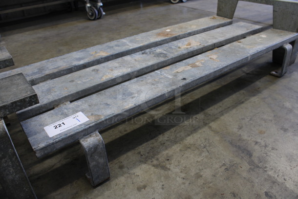 Metal Commercial Dunnage Rack. 48x23x7