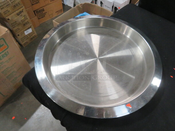 One 16X1.5 Stainless Steel Bowl/Tray.