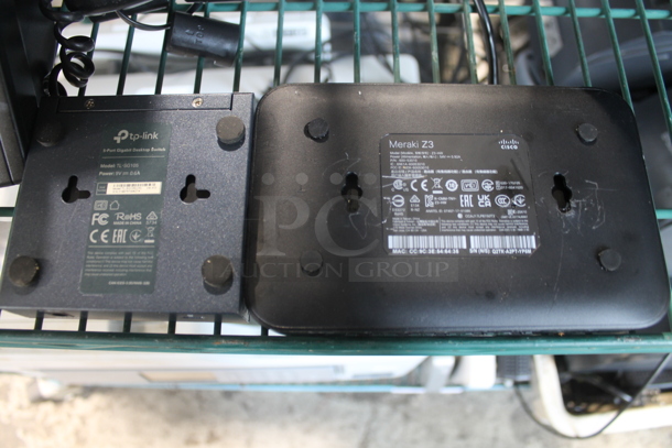 ALL ONE MONEY! Lot of 2 Polycom Corded Office Telephones, Dispenser and Whisk - Image 3 of 3
