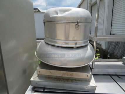 One Loren Cooke Ventilator. Model# 1000C2B. 115 Volt. 22X22X26