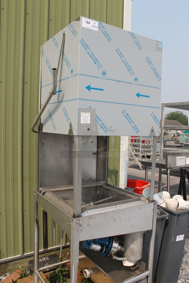 LIKE NEW! USED A FEW TIMES! 2022 Noble Wareforce-I-E Commercial Stainless Steel Single Rack Low-Temperature Door Type Dish Machine. 115V, 1 Phase. - Image 10 of 12