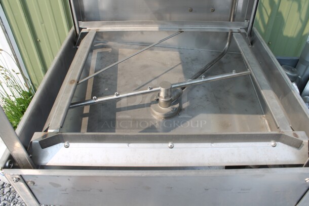 LIKE NEW! USED A FEW TIMES! 2022 Noble Wareforce-I-E Commercial Stainless Steel Single Rack Low-Temperature Door Type Dish Machine. 115V, 1 Phase. - Image 11 of 12