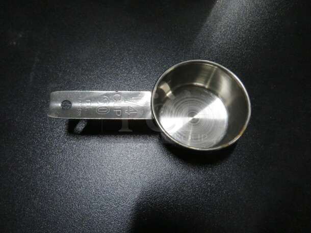 1/4 Cup Stainless Steel Measure Cups. 4XBID