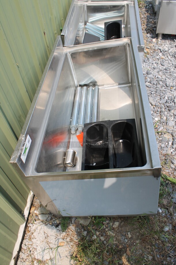 BRAND NEW SCRATCH AND DENT! Regency 600IB1836 Commercial Stainless Steel Underbar Ice Bin.  - Image 4 of 6
