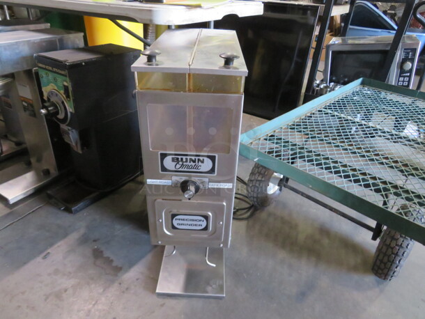One Bunn O Matic Precision Grinder. Model# G92T. 120 Volt. 8X18X27 - Image 1 of 3