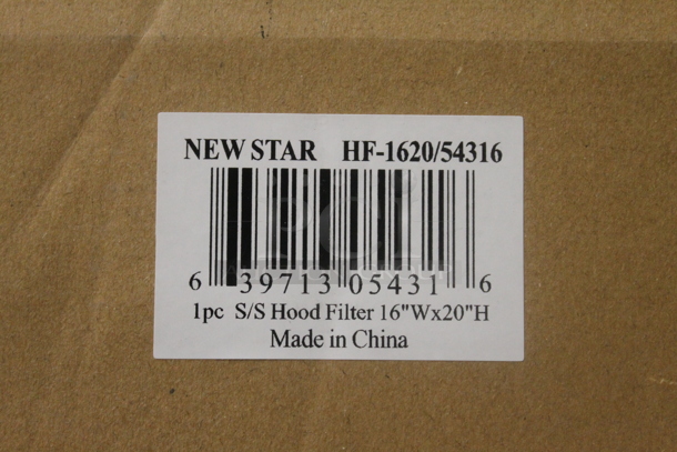 ALL ONE MONEY! Lot of 2 Metal Grease Hood Filters - Image 3 of 5