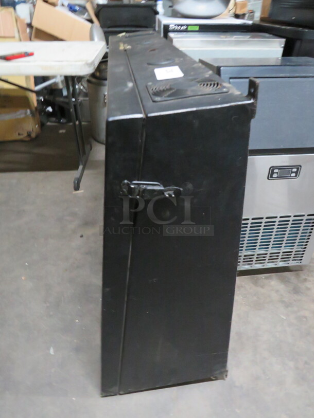 One Metal Flatscreen TV Enclosure. 46X15X33.5 - Image 2 of 2
