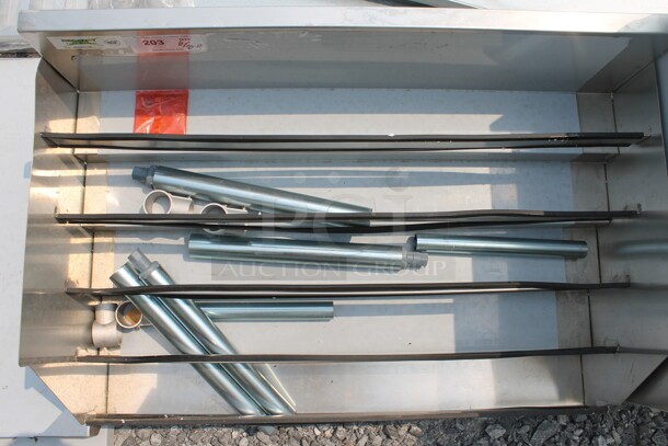 BRAND NEW SCRATCH AND DENT! Regency 600LDR2336 Commercial Stainless Steel  Five-Tiered Liquor Display Rack - Image 3 of 5