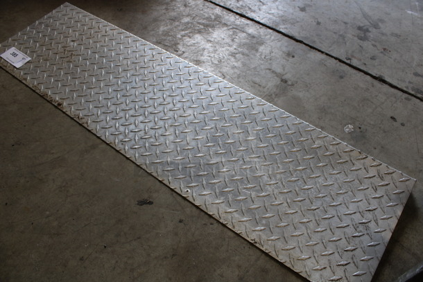 Metal Diamond Plated Sheet. 48x13x1.5 - Image 2 of 2