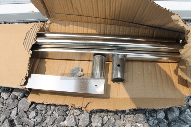 BRAND NEW SCRATCH AND DENT! Regency 600DOS1860 Commercial Stainless Steel Double Deck Overshelf.  - Image 3 of 7