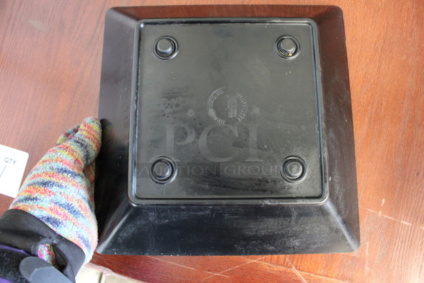 8 Black Poly Bowls. 10x10x2.5. 8 Times Your Bid! - Image 3 of 3