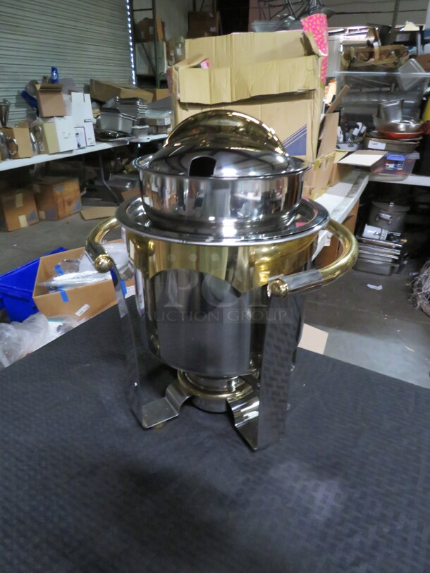 One NEW Vollrath 4.2 Quart Panacea Soup Station With Gold Accents. #48326 - Image 2 of 2