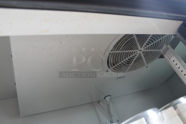 2012 True GDM-45EM-LD ENERGY STAR Metal Commercial 2 Door Reach In Cooler Merchandiser w/ Poly Coated Racks and Drink Sliders. 115 Volts, 1 Phase. Tested and Working! - Image 10 of 10