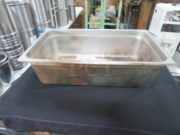 Full Size 6 Inch Deep Hotel Pan. 2XBID