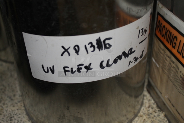 ALL ONE MONEY! Lot of Gray Metal Desk w/ Contents Including Books, Tins and Chemicals. BUIYER MUST REMOVE. - Image 2 of 12