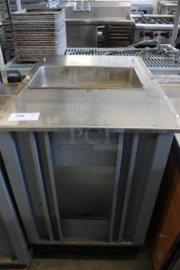 Duke Stainless Steel Commercial Soup Warming Make Line Station. 25x34.5x36.5