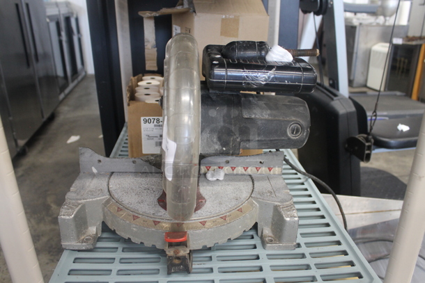 Metal Countertop 10" Compound Miter Saw w/ Laser Guide. - Image 3 of 6