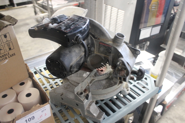 Metal Countertop 10" Compound Miter Saw w/ Laser Guide. - Image 5 of 6