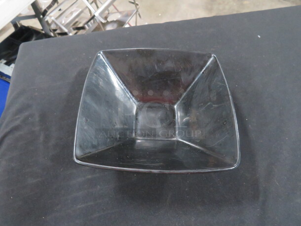 6.5 Inch Black Square Bowl. 7XBID