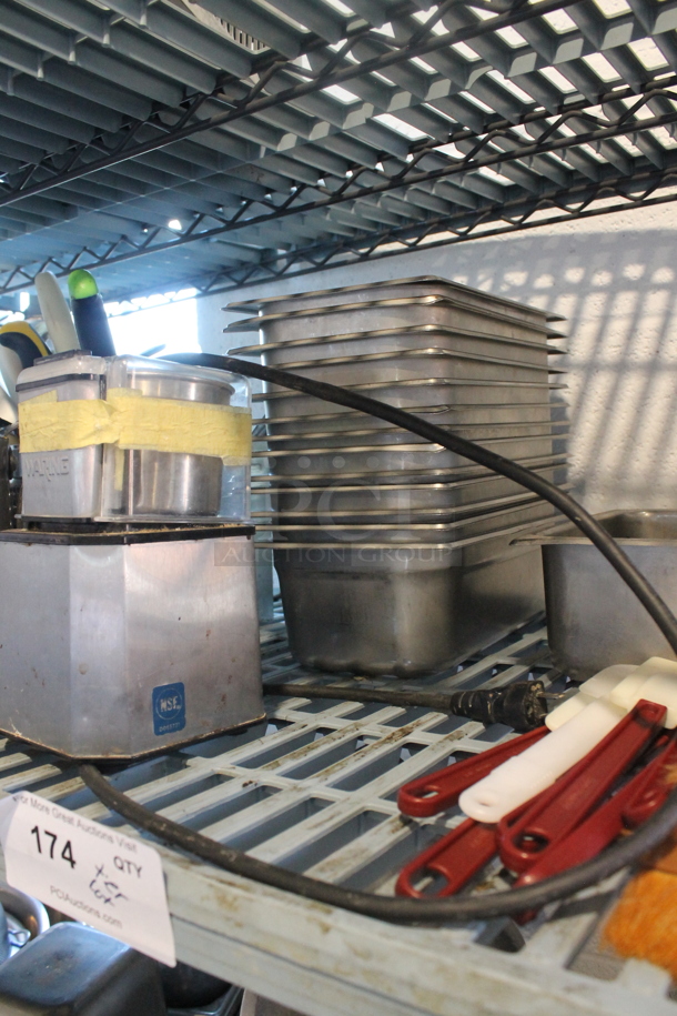 ALL ONE MONEY! Tier Lot of Various Items Including Metal Drop In Bins and Utensils - Image 4 of 4