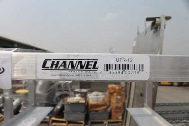 Channel UTR-12 Commercial Stainless Steel Mobile Sheet Pan Rack on commercial Casters - Image 4 of 4