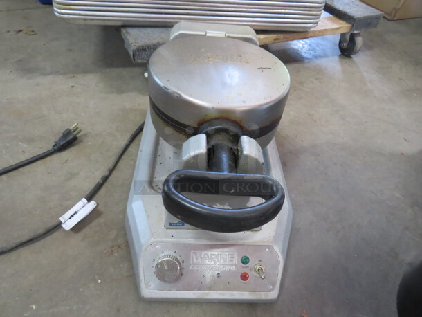 One Waring Waffle Maker. Model# WW180. 120 Volt. - Image 1 of 3