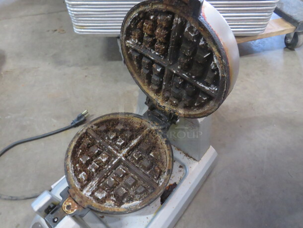 One Waring Waffle Maker. Model# WW180. 120 Volt. - Image 3 of 3