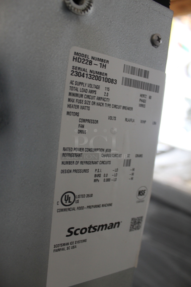 BRAND NEW SCRATCH AND DENT! 2023 Scotsman MC0322MA-1A Prodigy Elite Series Stainless Steel Commercial Medium Cube Ice Machine with Dispense. 356 lb. 115 Volts, 1 Phase. - Image 12 of 12