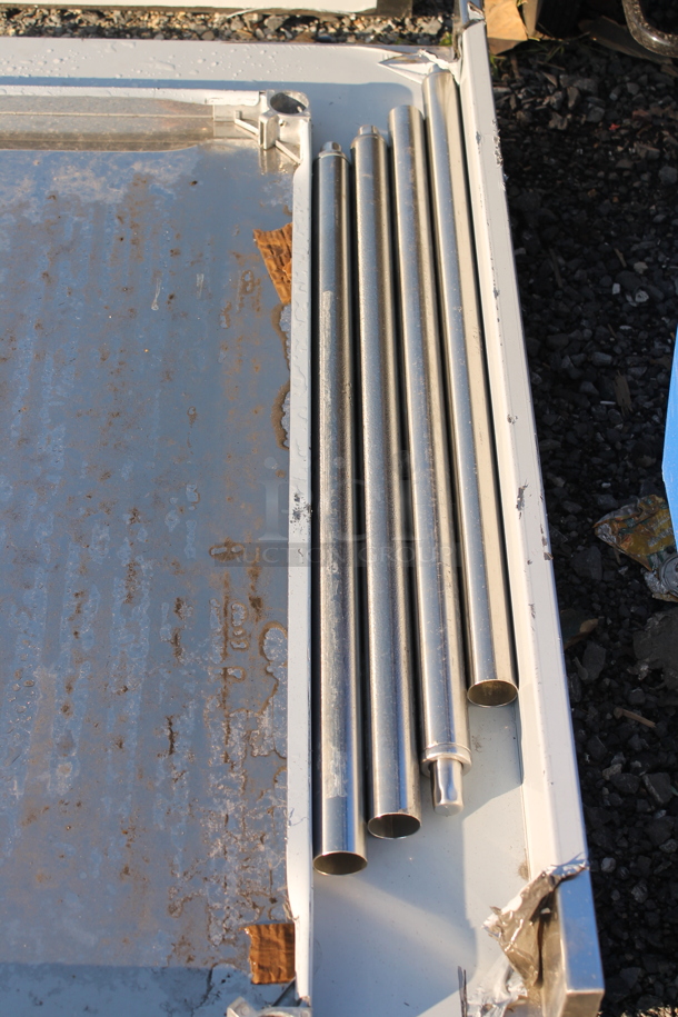 BRAND NEW SCRATCH AND DENT! Stainless Steel Tabletop, Under Shelf and 4 Legs - Image 2 of 2