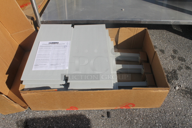 BRAND NEW IN BOX! Cambro CPSK2136S4480 Camshelving® Premium 21" x 36" Shelf Kit with 4 Solid Shelves - Image 1 of 3
