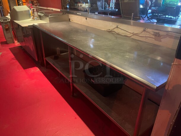 Clean! Stainless Steel 96 inch Table NSF  - Image 3 of 7