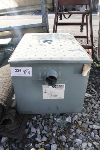 BRAND NEW SCRATCH AND DENT! Watts WD15 Metal Commercial Grease Trap.
