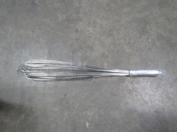 NEW Supera Stainless Steel 24 Inch French Whip. #WPF-24
