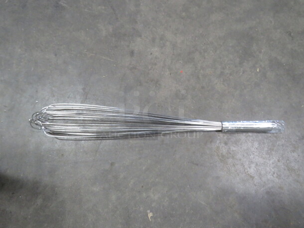NEW Supera Stainless Steel 24 Inch French Whip. #WPF-24 - Image 1 of 2