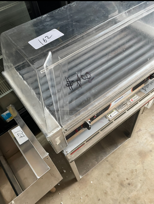 Nemco Hot Dog Roller w Bun Cabinet APW Wyott, both 120V - Image 3 of 4