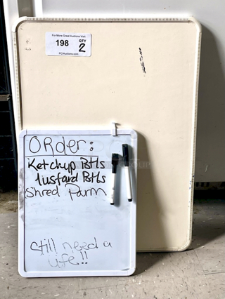 SMALL & TALL! Dry Erase Message Boards. 2x Your Bid