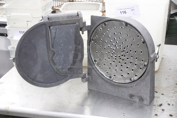 Hobart Pelican Style Shredder Attachment For Hobart 60quart. Includes Grater.  - Image 4 of 4