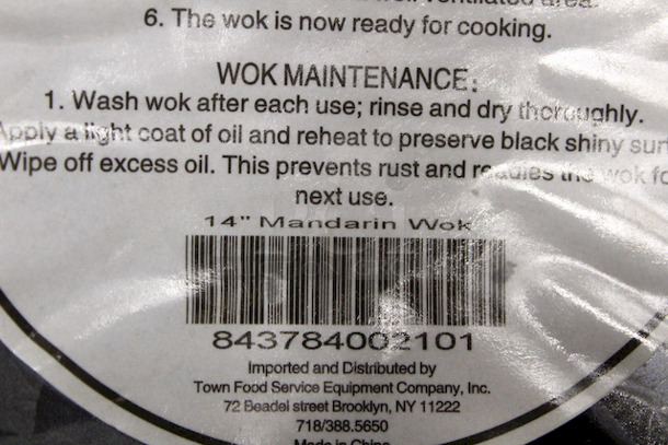 NEW/NEVER USED! Town 34700 14" Mandarin Wok - Image 3 of 3