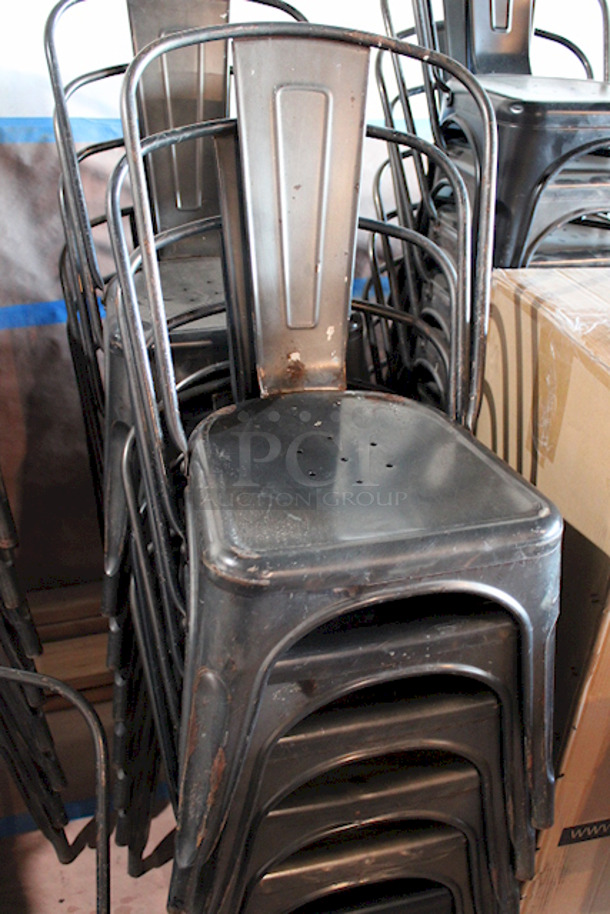 FDW Restaurant Dining Chairs, Indoor/Outdoor, Metal, 18 Inch Seat Height. 4x Your Bid - Image 2 of 3