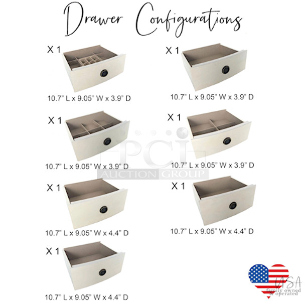 Hives and Honey Nora Standing Jewelry Armoire Jewelry Chest- White
 - Image 5 of 6