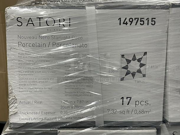 HUGE LOT! Ceramic & Glass Floor Tile – 3 Styles (see photos) - Image 5 of 9