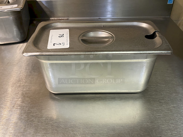 Polar Ware VX136 1/3 Pan, 6-1/4qt. With Slotted Lid
12-5/8" x 6-7/8" x 6" - Image 1 of 2